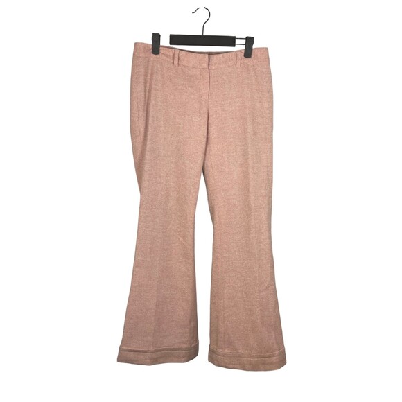 Susana Monaco Pink Wool Wide Leg Trouser Size 4 - Picture 1 of 7